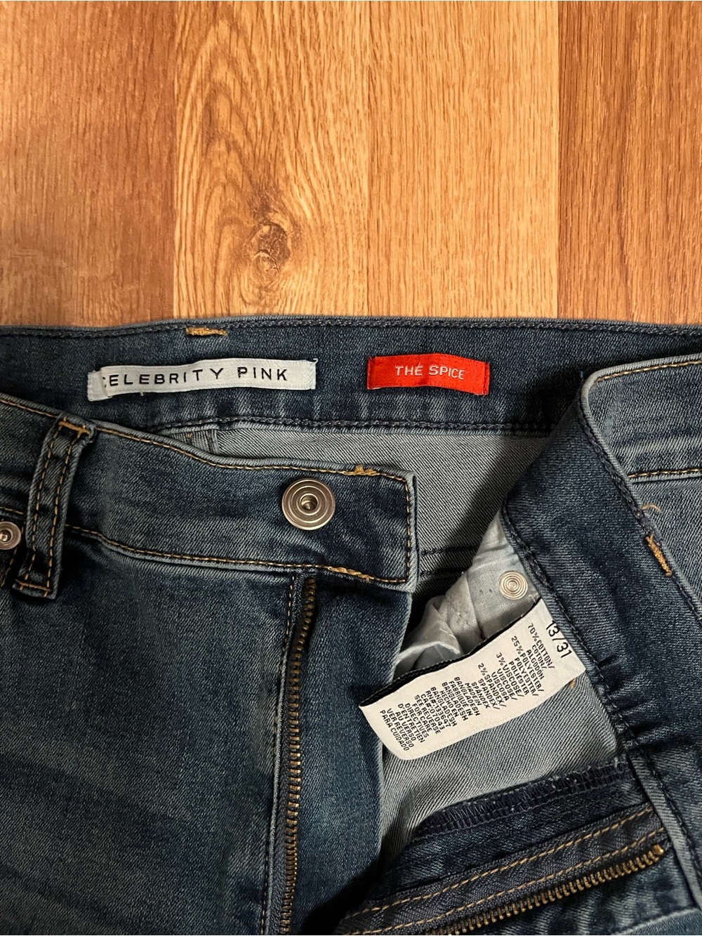 Celebrity Pink The Spice Women's Blue Denim Jeans
